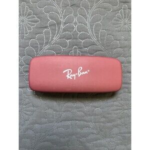 Ray-Ban Slim Hard Shell Clamshell Glasses Case GATTO Red Eyeglass Adult Size